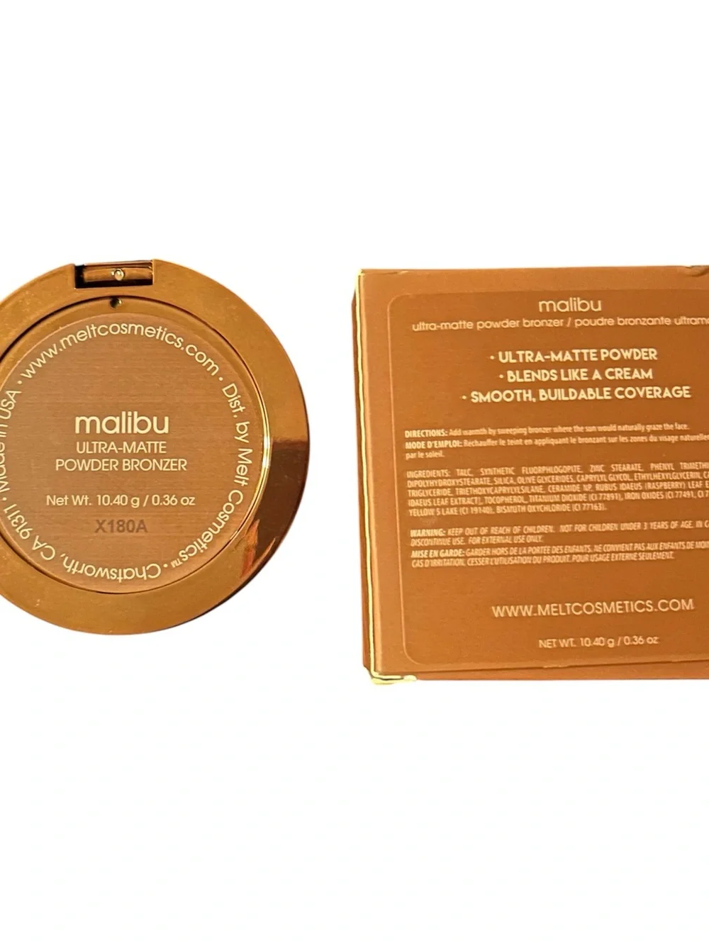 Melt Cosmetics Ultra-Matte Bronzer Powder in shade Malibu BNIB